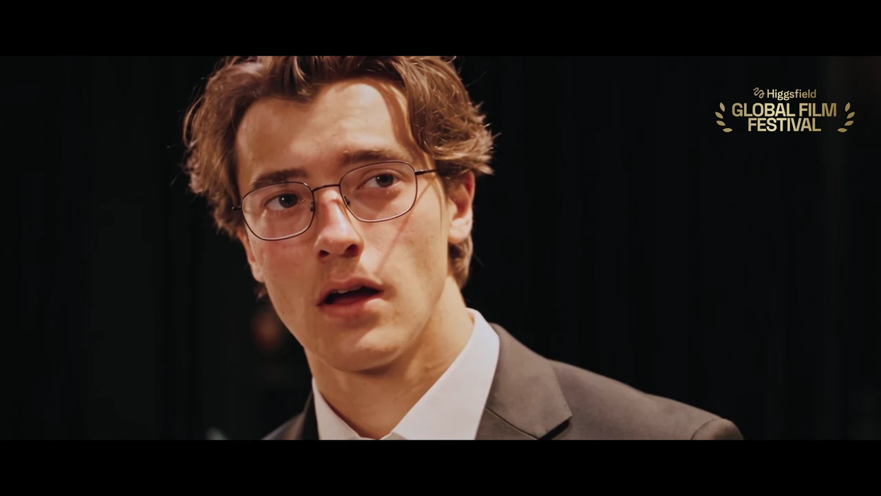 Noah speaking during the awards ceremony in ALGORITHM